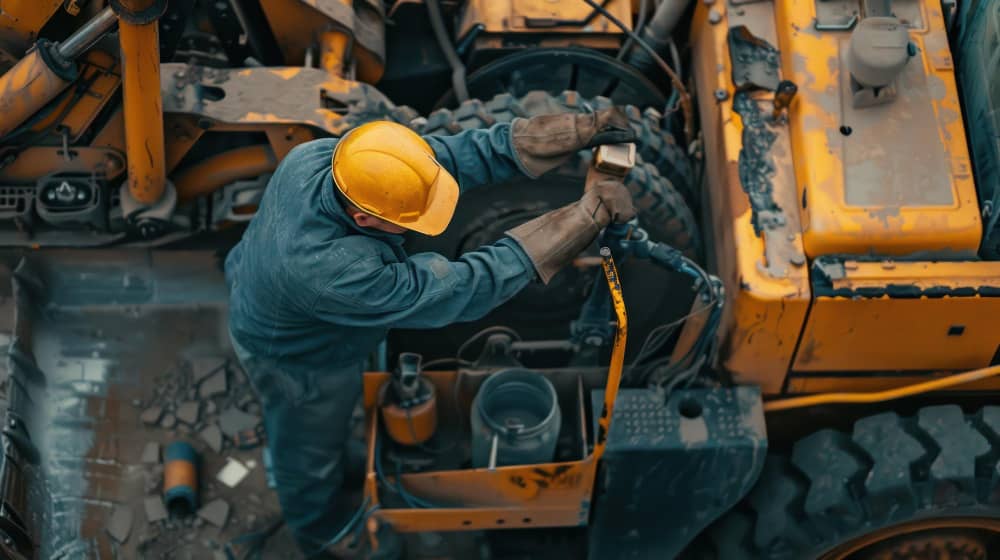 on-site machinery maintenance 